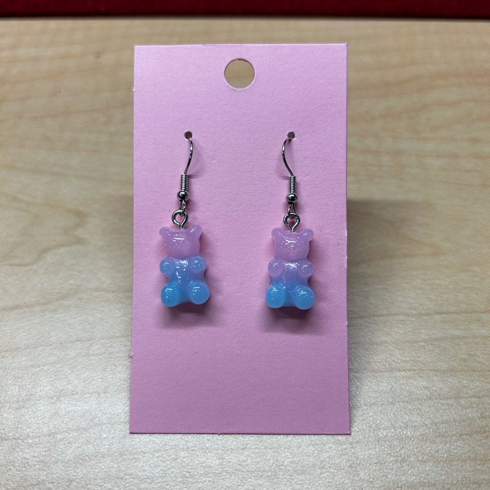 Gummy Bear Earrings (Blue/Pink)